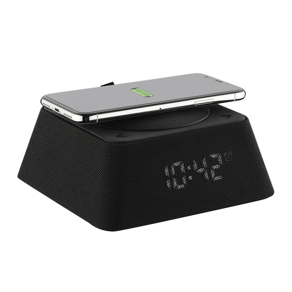 Alarm clock with radio & portable Qi-charger in the group House & Home / Electronics / Home Electronics at SmartaSaker.se (12993)