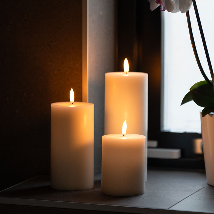 Premium LED Block Candles in the group Lighting / Indoor lighting / Indoor decorative lighting at SmartaSaker.se (13027)