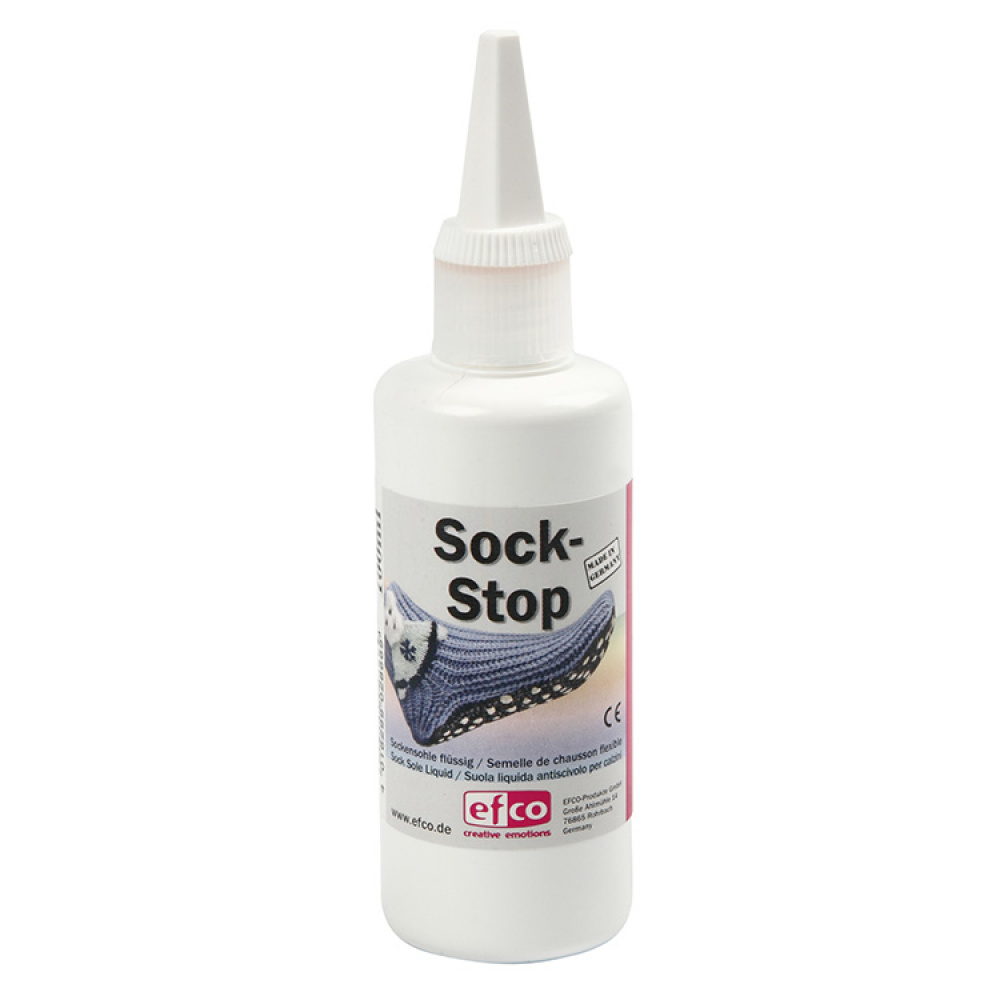 Sock Stop Non Slip 3D Fabric Textile Liquid Paint Sole Grip Protection Anti  Slip Blue 100ml : : Home