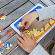 Plain white jigsaw puzzle, 30 pieces Plain white jigsaw puzzle, 30 pieces