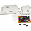 Plain white jigsaw puzzle, 30 pieces Plain white jigsaw puzzle, 30 pieces