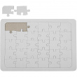 Plain white jigsaw puzzle, 30 pieces Plain white jigsaw puzzle, 30 pieces