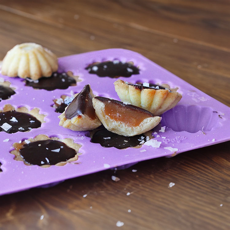 Silicone Biscuit Tray Small moulds for shell shaped biscuits SmartaSaker