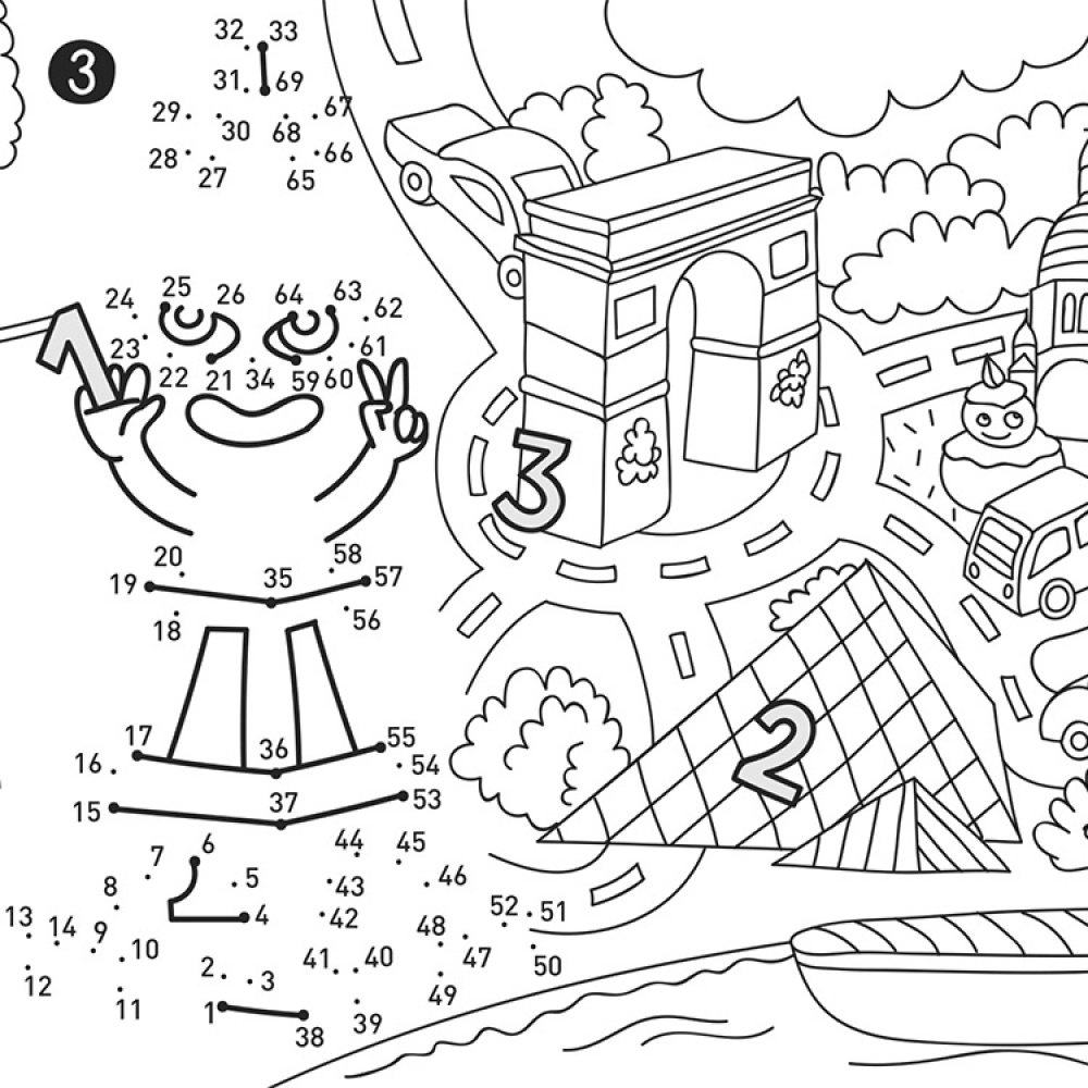 Small Colouring Roll with Puzzles and a Colouring Pencil in the group Leisure / Games / Crafts at SmartaSaker.se (13117)