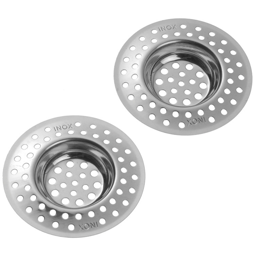 Stainless Steel Sink Strainer, pack of two in the group House & Home / Bathroom / Hair Traps at SmartaSaker.se (13144)