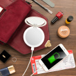 Pocket Mirror with a Light and a Powerbank Pocket Mirror with a Light and a Powerbank