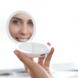 Pocket Mirror with a Light and a Powerbank Pocket Mirror with a Light and a Powerbank