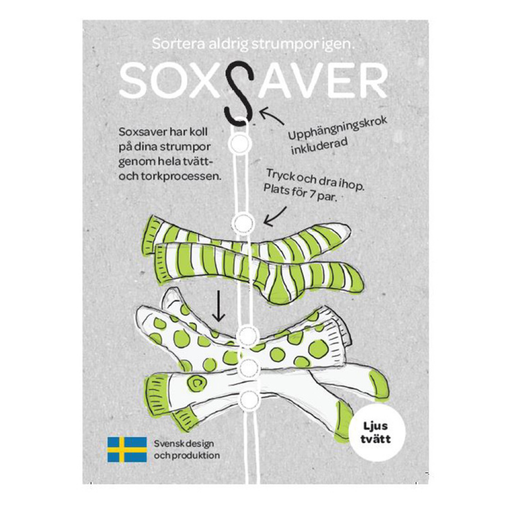Soxsaver Sock Holder in the group House & Home / Sort & store at SmartaSaker.se (13159)