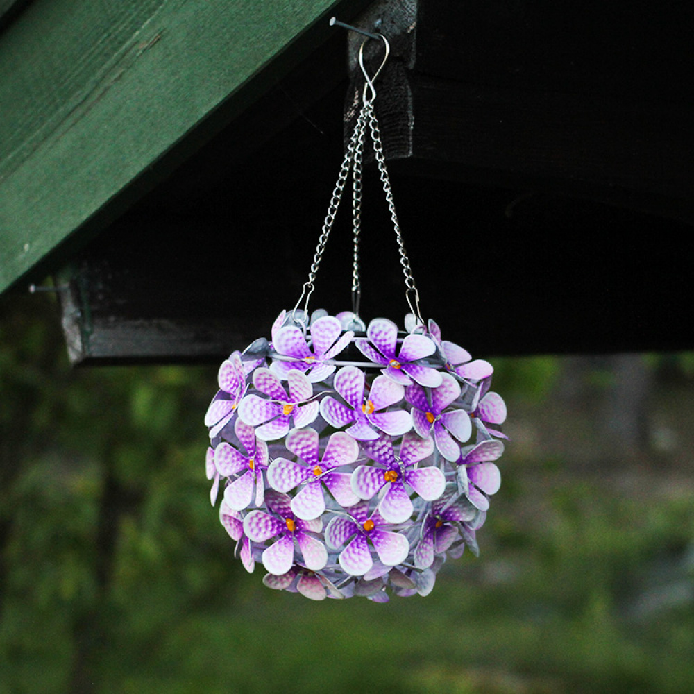 Hanging Solar Cell Decoration, Hydrangea in the group Lighting / Outdoor lighting / Solar Cell Lighting at SmartaSaker.se (13182)