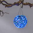 Hanging Solar Cell Decoration, Hydrangea Hanging Solar Cell Decoration, Hydrangea