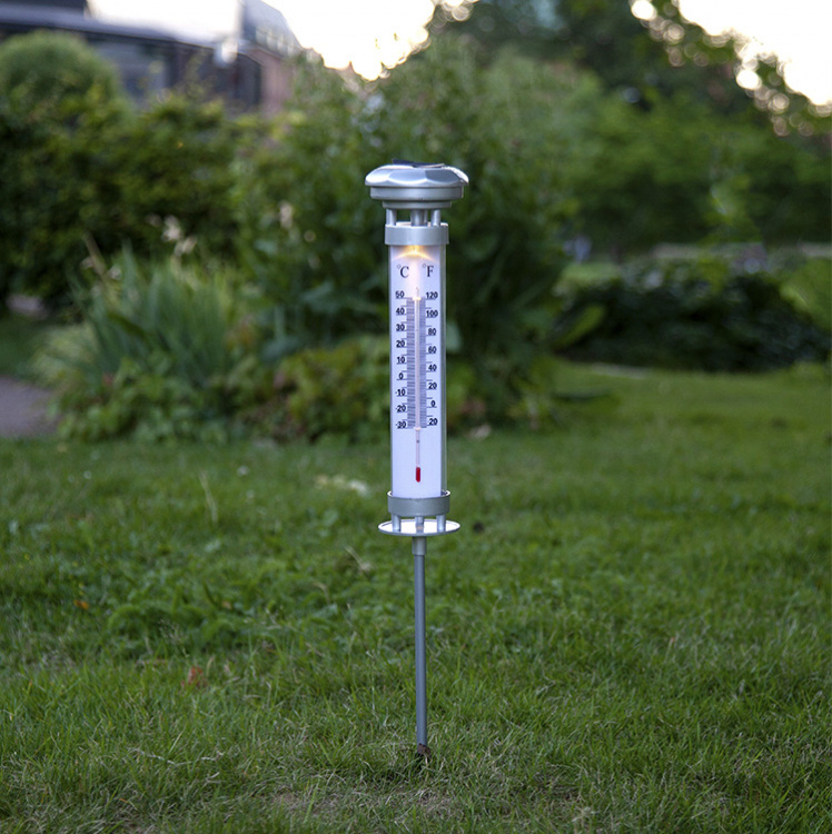 Solar Cell Outdoor Thermometer - Large outdoor thermometer