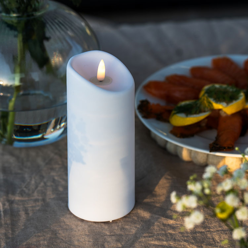 Flickering Pillar Candles for the Patio in the group Lighting / Outdoor lighting / Pillar candles and lanterns at SmartaSaker.se (13211)