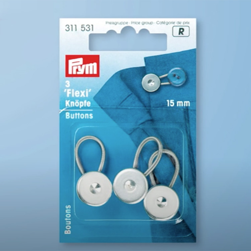 Flexi Buttons Pack of Three in the group Leisure / Mend, Fix & Repair / Clothing care at SmartaSaker.se (13217)