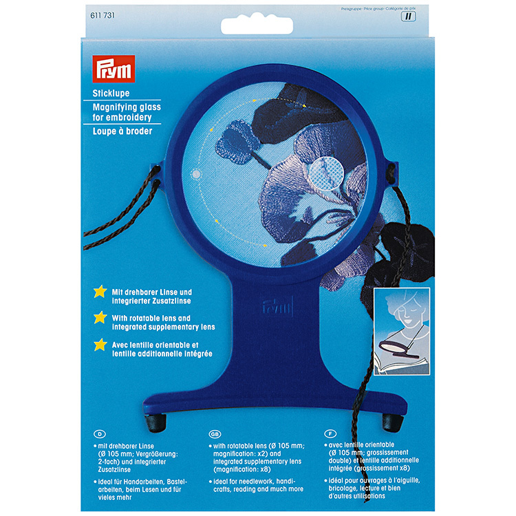 Magnifying Glasses with LED Light, 180% Magnification and Dual LED