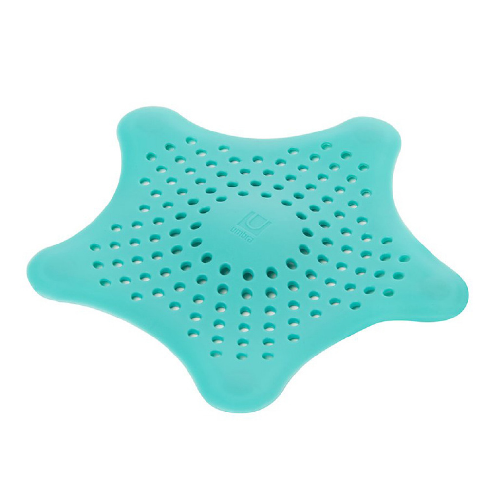 Starfish Hair Catcher Square Bathroom Drain Strainer Hair Catcher