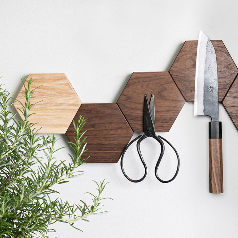 HEXA wooden knife magnets in the group House & Home / Kitchen / Kitchen decor at SmartaSaker.se (13366)