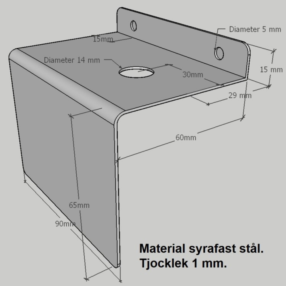 Pump cover for the solar powered bilge pump in the group at SmartaSaker.se (13428)