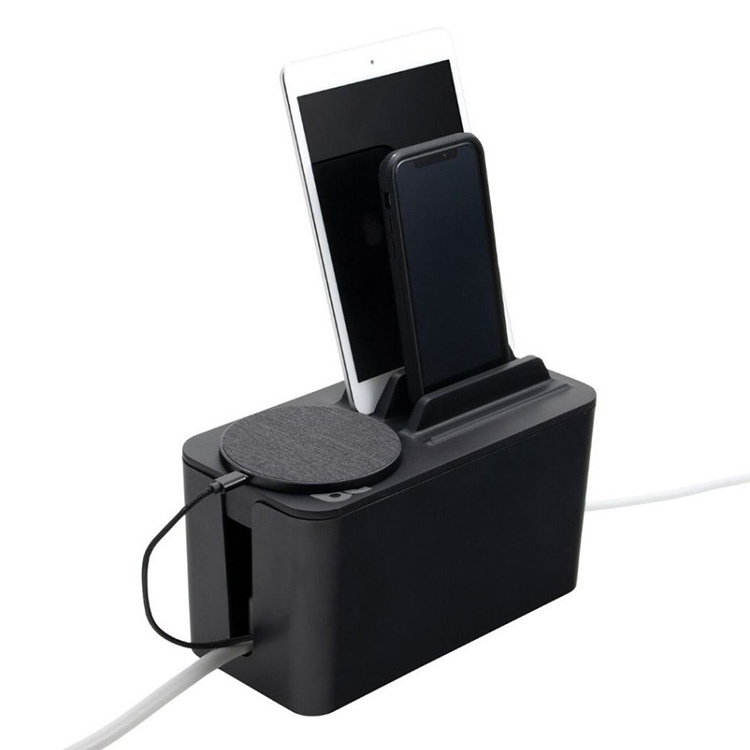Cable box with charging stand Hide ugly wires SmartaSaker