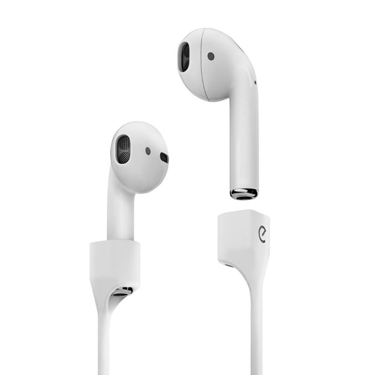 オーディオ機器 イヤフォン Neck strap for AirPods, 2 pack - Lightweight rubber straps 