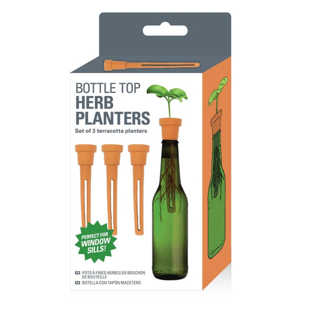 Bottle top herb planters, 3-pack in the group House & Home / Garden / Cultivation at SmartaSaker.se (13445)
