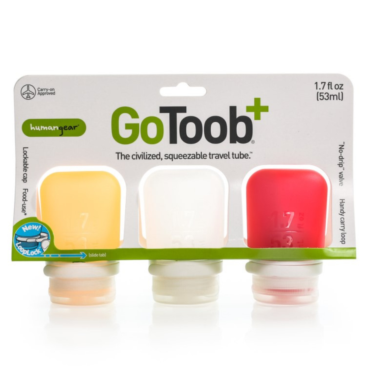 undefined | Silicone travel bottles, 53 ml