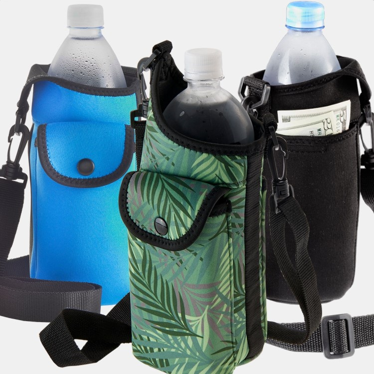 Neoprene Bottle bag with shoulder strap