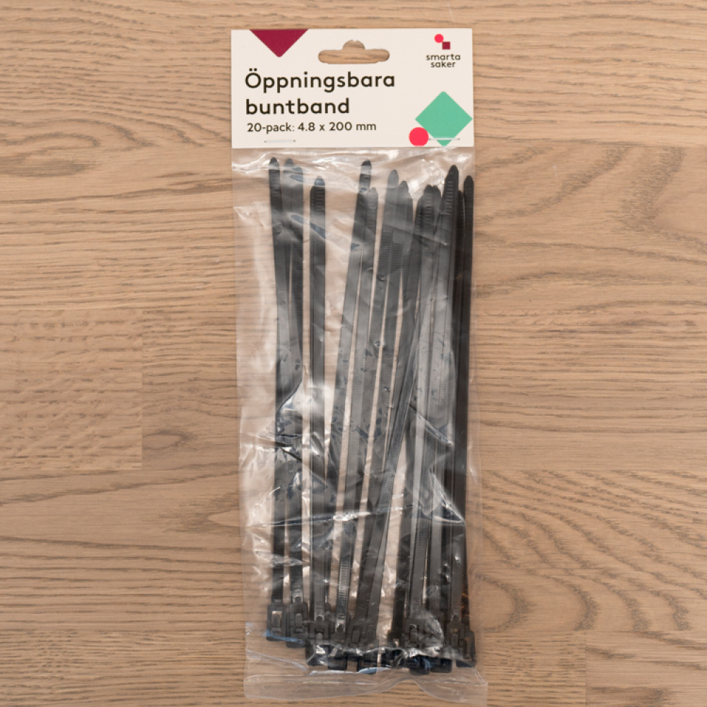 Reusable cable ties, 20-pack in the group Leisure / Mend, Fix & Repair at SmartaSaker.se (13484)