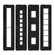 Scanner for slides & negatives with monitor