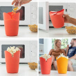 Popcorn bowl for the microwave, 2-pack Popcorn bowl for the microwave, 2-pack