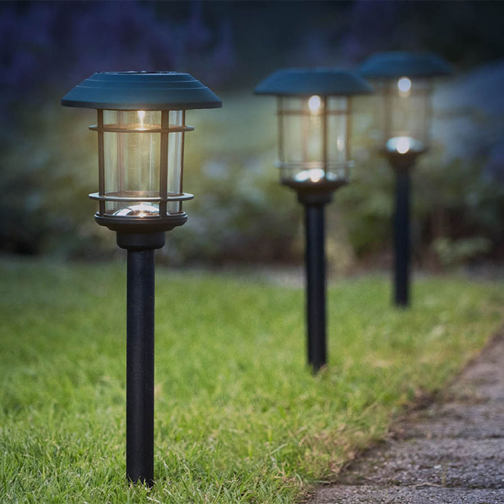 Solar cell powered walkway lighting, 3-pack in the group Lighting / Outdoor lighting / Solar Cell Lighting at SmartaSaker.se (13519)