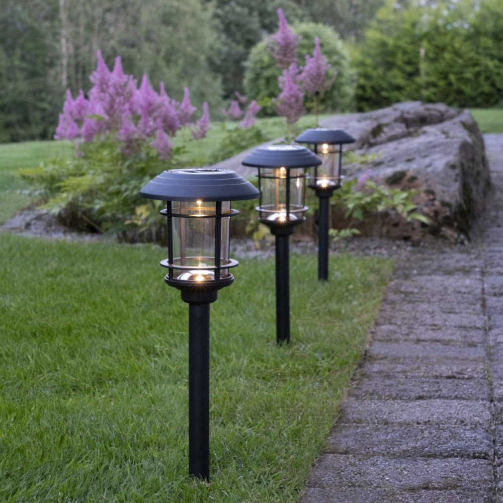 Solar cell powered walkway lighting, 3-pack in the group Lighting / Outdoor lighting / Solar Cell Lighting at SmartaSaker.se (13519)