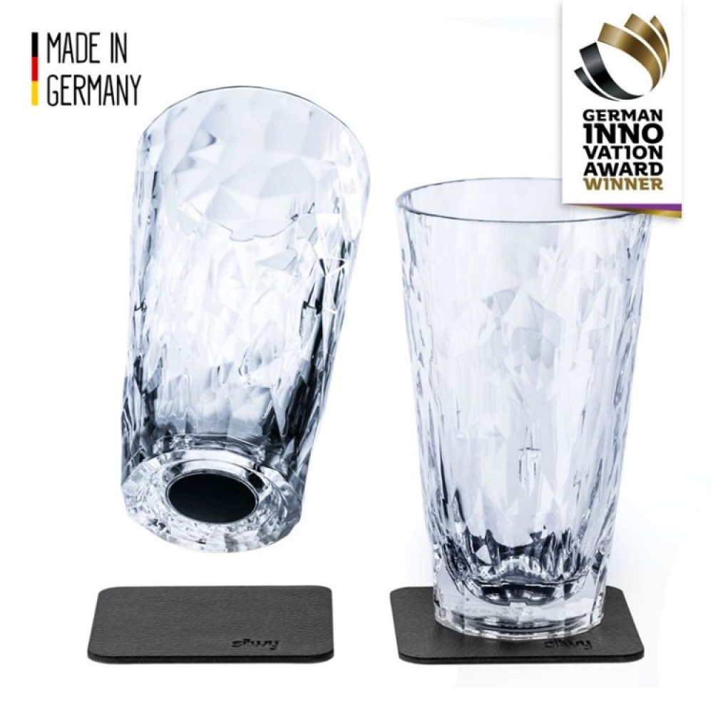 Magnetic long drink glasses in plastic Silwy, 2-pack in the group House & Home / Kitchen / Beverages at SmartaSaker.se (13522)