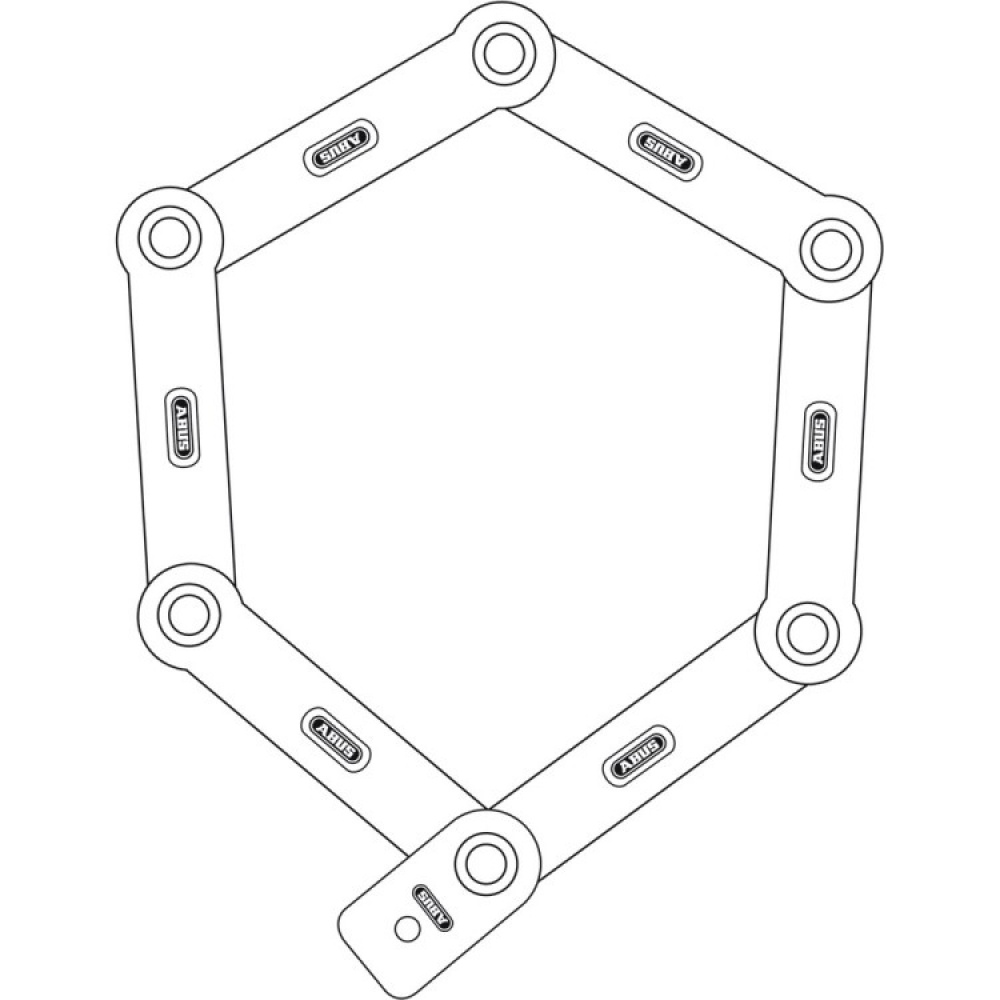 Foldable bicycle lock in the group Safety / Security / Anti-theft products at SmartaSaker.se (13527)