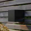Solar-powered wall lamp