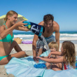 Pool- and beach blanket