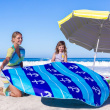 Pool- and beach blanket