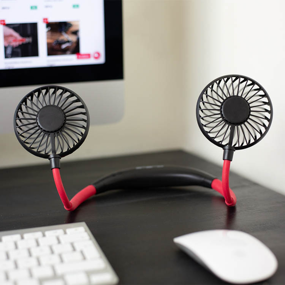 Rechargeable handsfree fan in the group House & Home / Electronics / Home Electronics at SmartaSaker.se (13550)