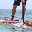 Safety line for SUP-board