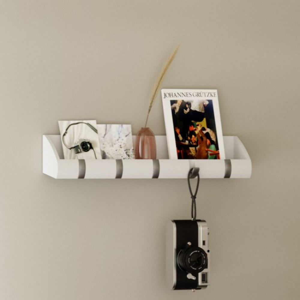 Shelf with hooks in the group House & Home / Sort & store at SmartaSaker.se (13600)