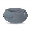 Travel pillow with a hood