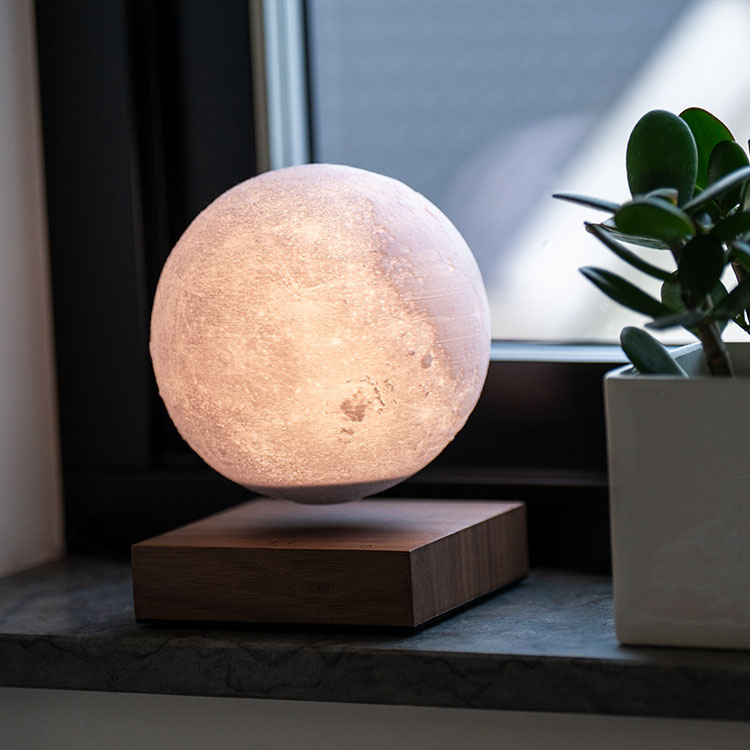 Gingko Design Smart Moon Lamp, schwebende Mond Lampe mit Touch-Funktion + 3  Lichtmodi, Abverkaufsartikel