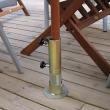 Parasol base for wooden deck Parasol base for wooden deck