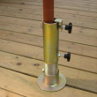 Parasol base for wooden deck Parasol base for wooden deck
