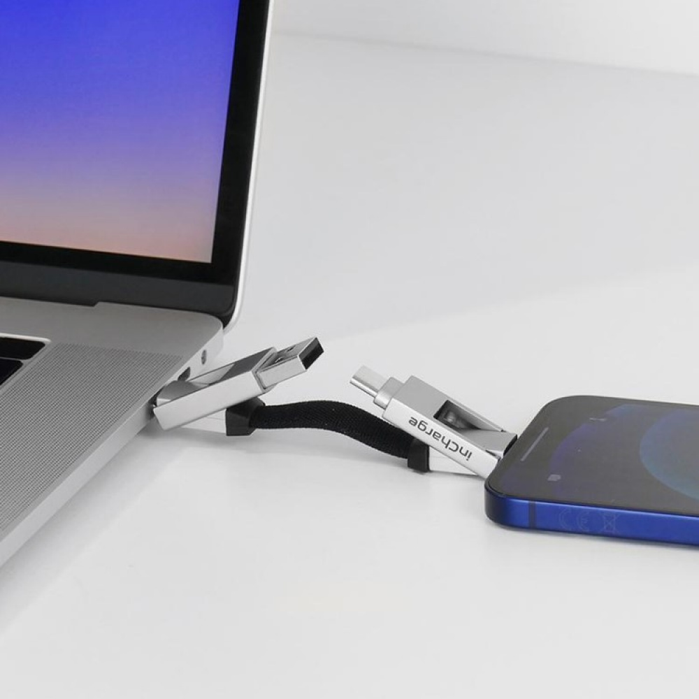 Multi USB cable on a keychain in the group House & Home / Electronics / Chargers and Powerbanks at SmartaSaker.se (13669)