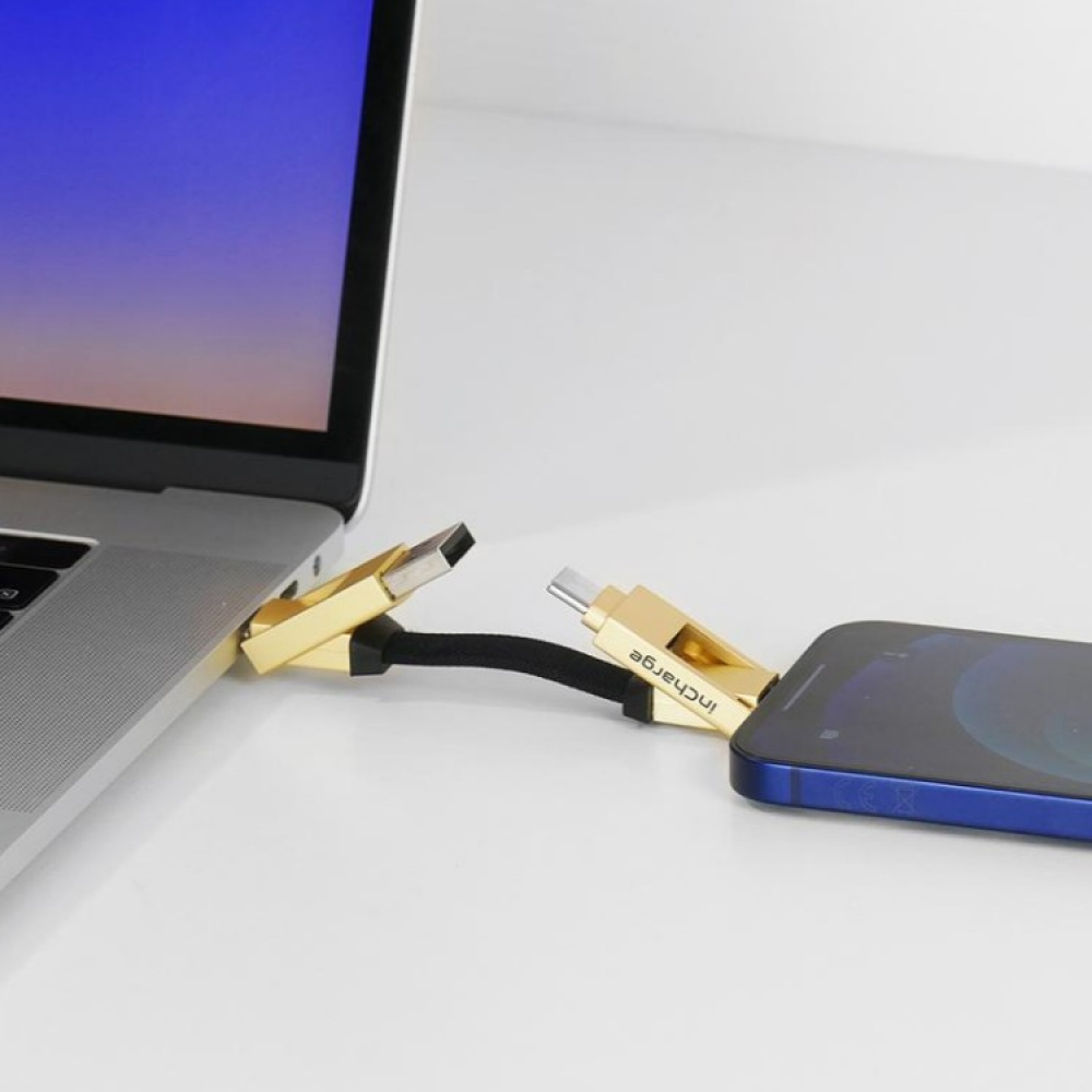 Multi USB cable on a keychain in the group House & Home / Electronics / Chargers and Powerbanks at SmartaSaker.se (13669)