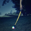 Collapsible ball thrower with LED ball Collapsible ball thrower with LED ball