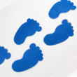 Anti-slip bathtub mats with heat indicator