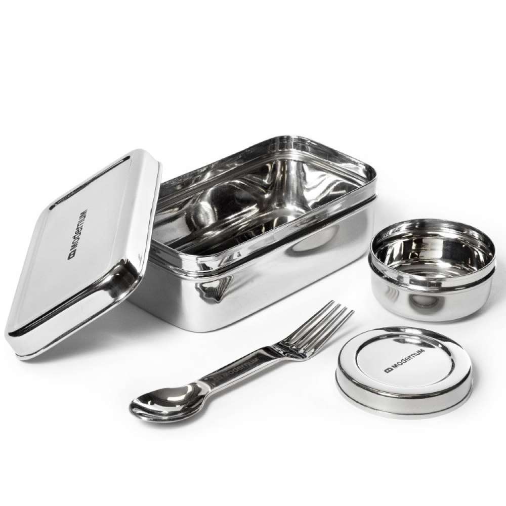 Lunch box kit in stainless steel in the group at SmartaSaker.se (13711)