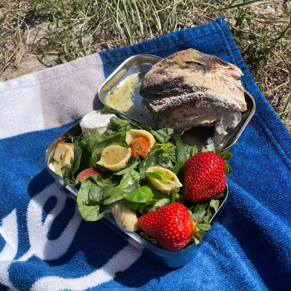 Lunch box kit in stainless steel in the group at SmartaSaker.se (13711)