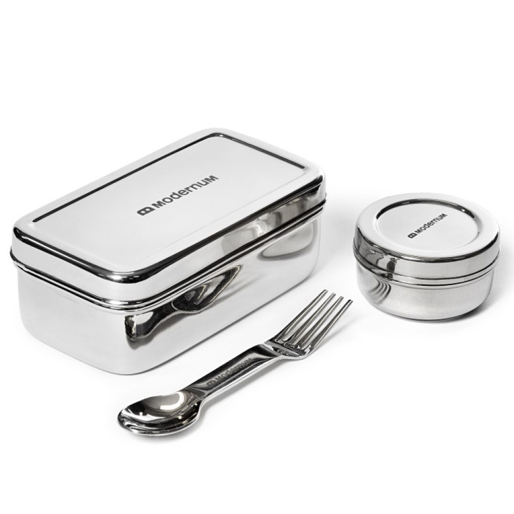 Lunch box kit in stainless steel in the group at SmartaSaker.se (13711)